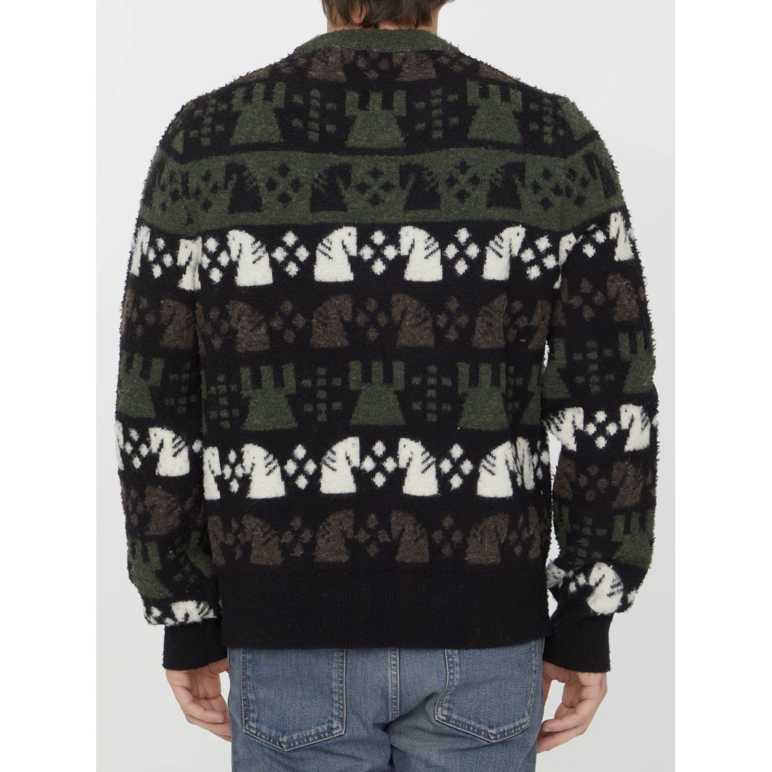 Chess pattern sweater