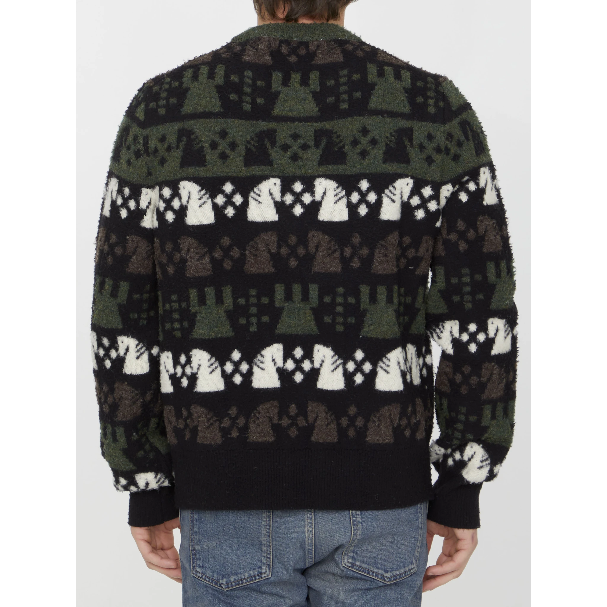 Chess pattern sweater