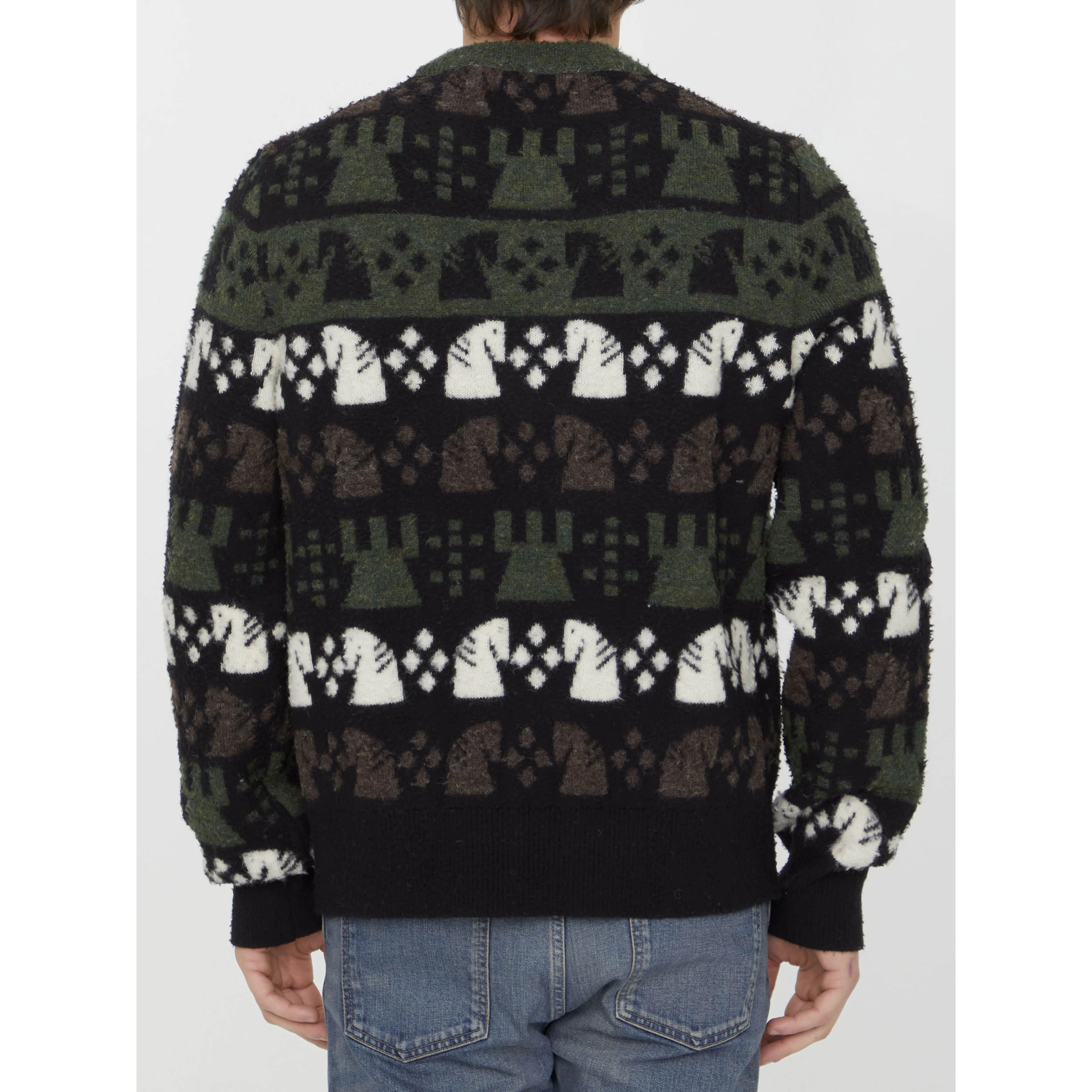 Chess pattern sweater