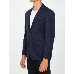 Blue wool jacket
