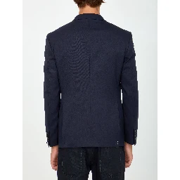 Blue wool jacket