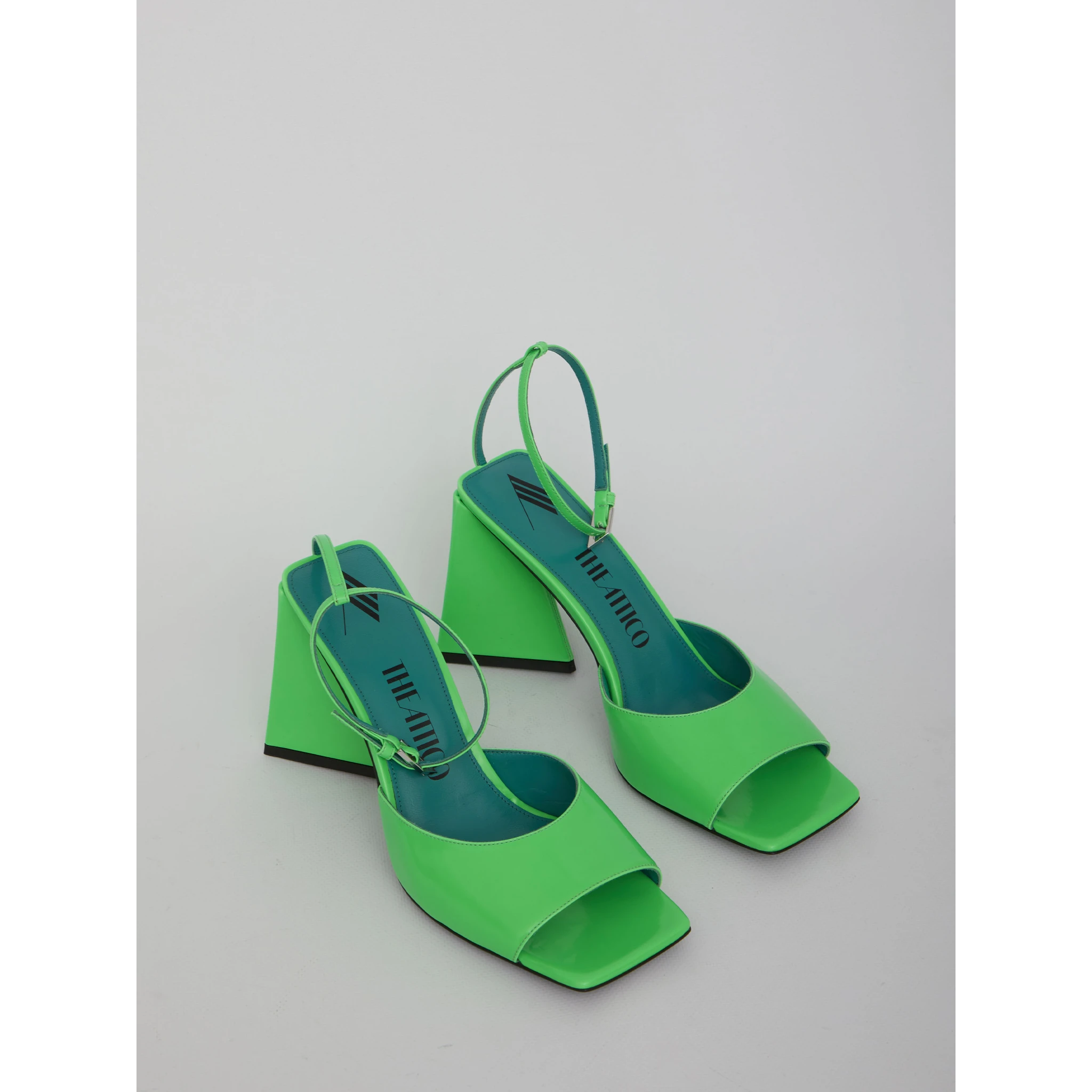 Green Piper sandals