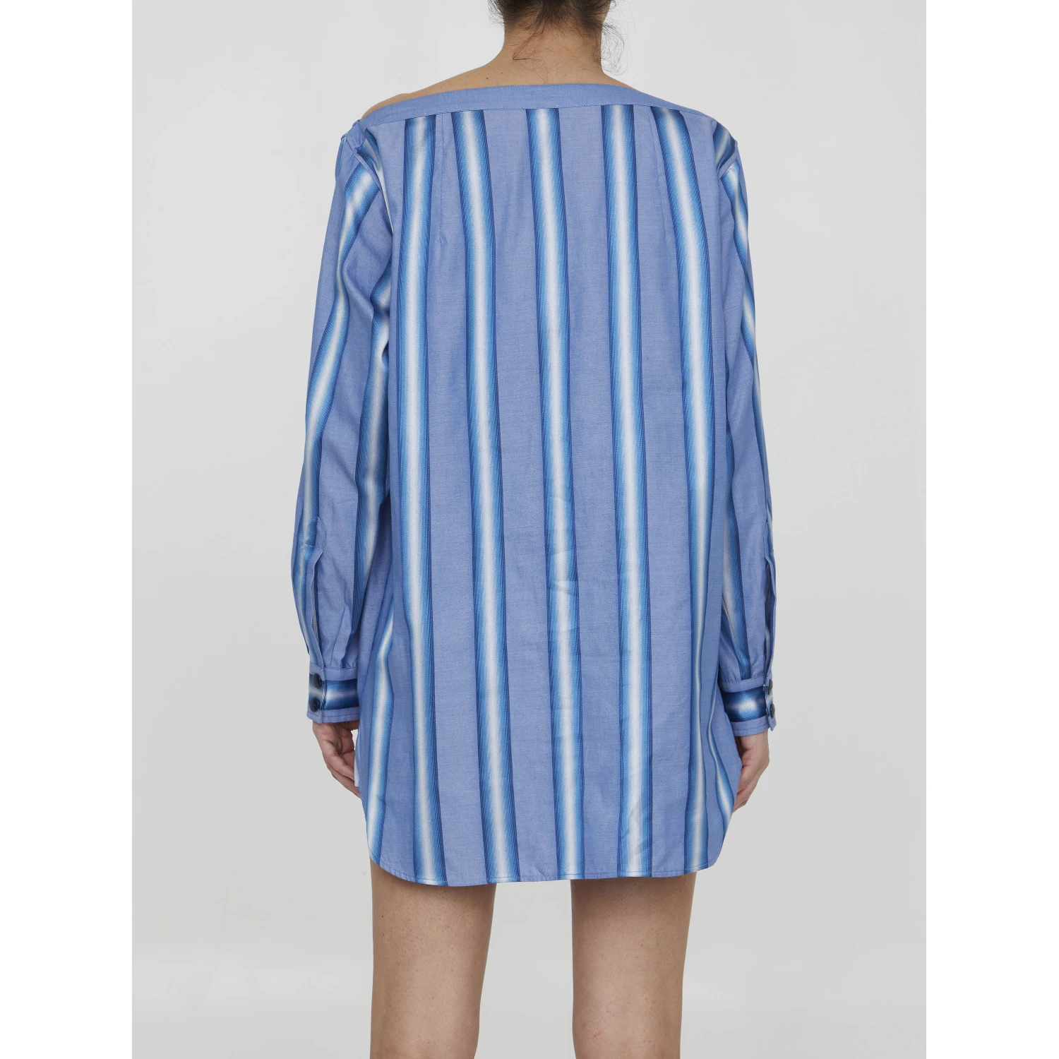 Striped shirt dress