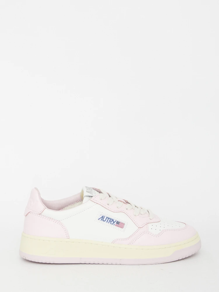 Medalist Leather Sneakers In Pink