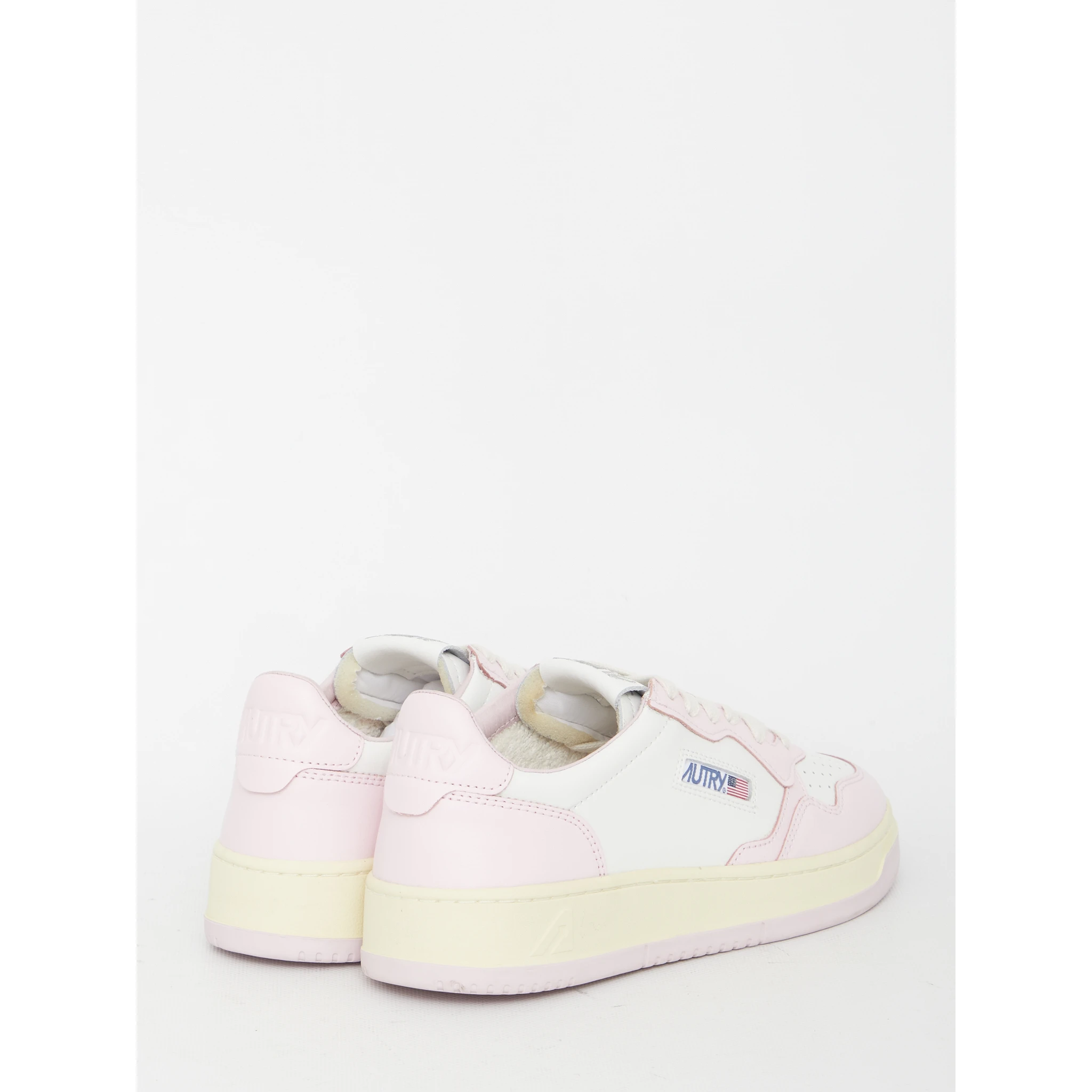 Medalist Leather Sneakers In Pink