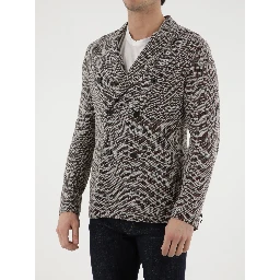 Double-breasted Glen plaid jacket