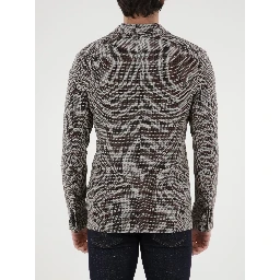 Double-breasted Glen plaid jacket