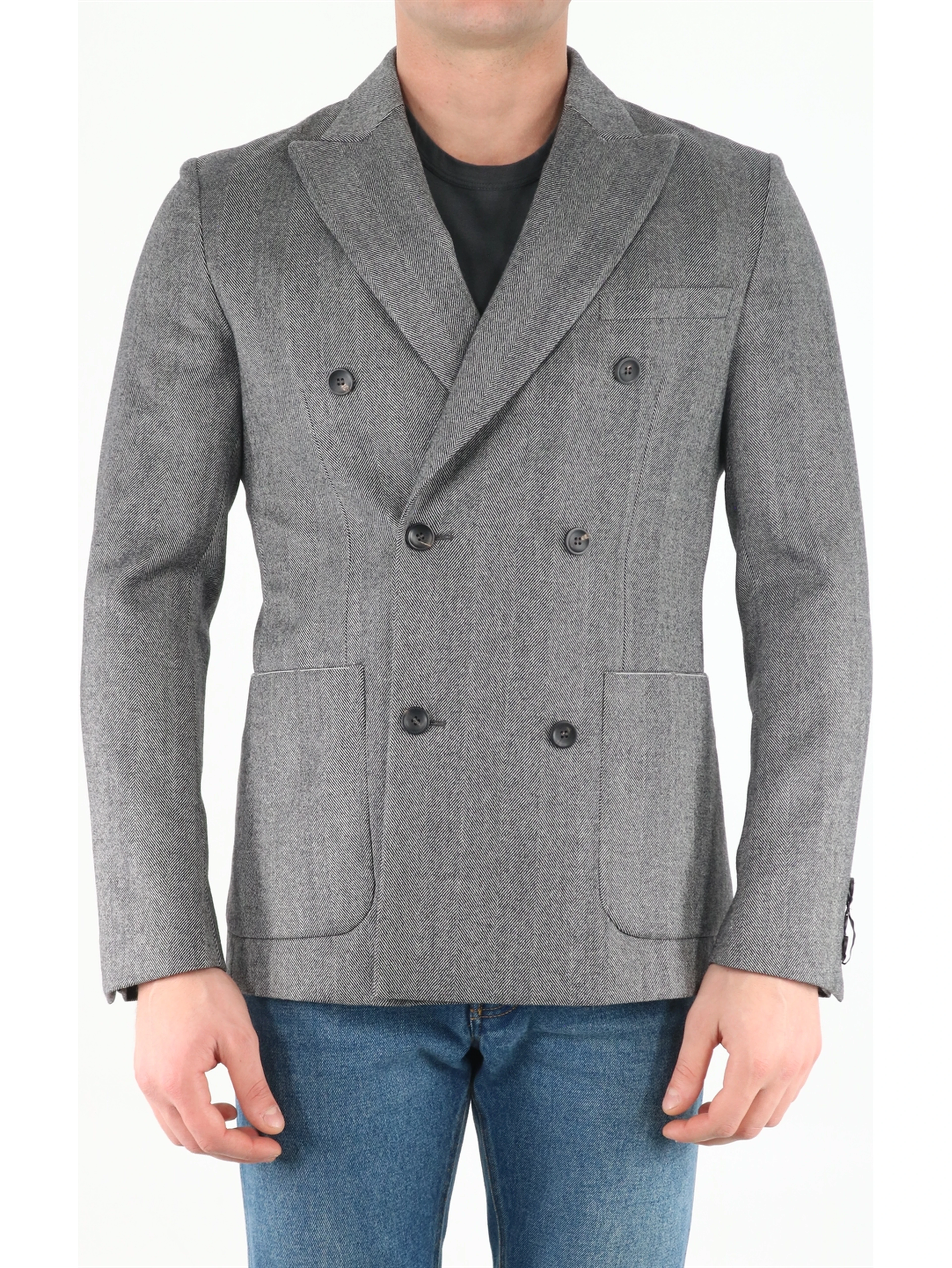 Grey wool jacket