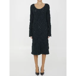 Aran knit dress