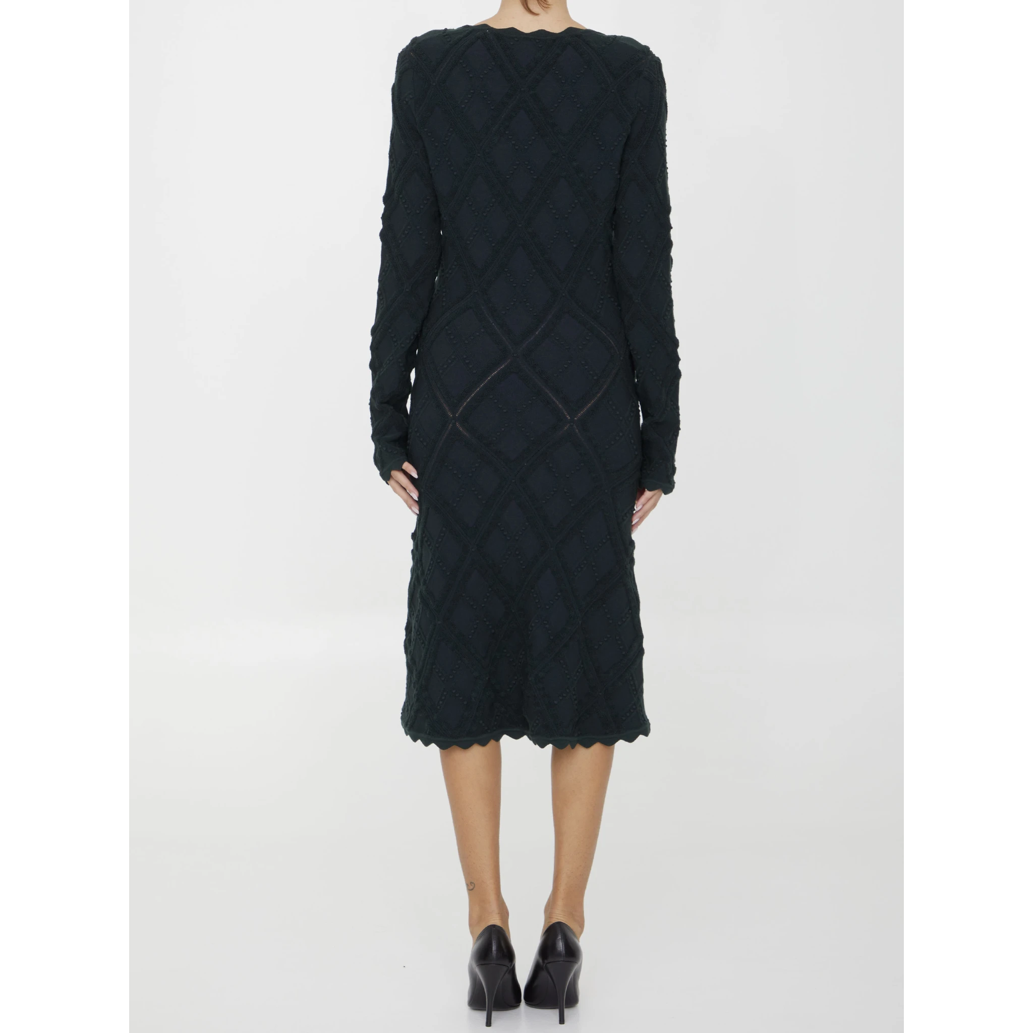 Aran knit dress