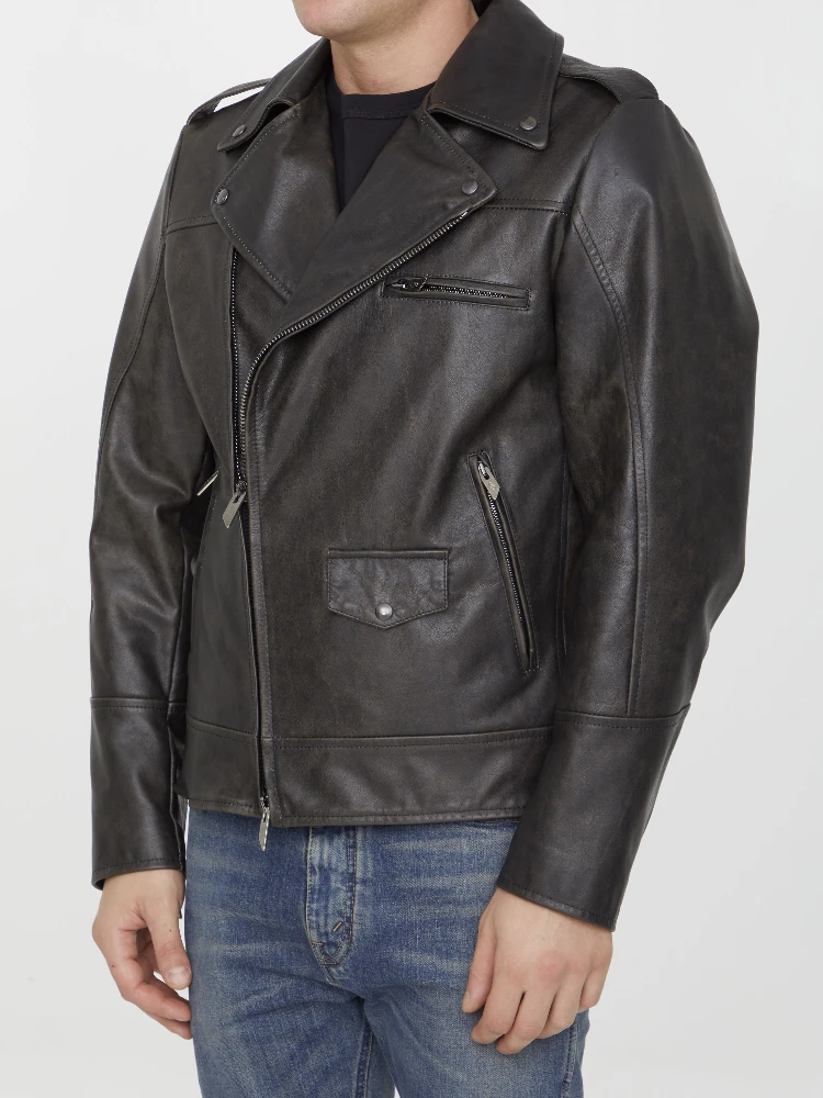 Black leather jacket alternative
