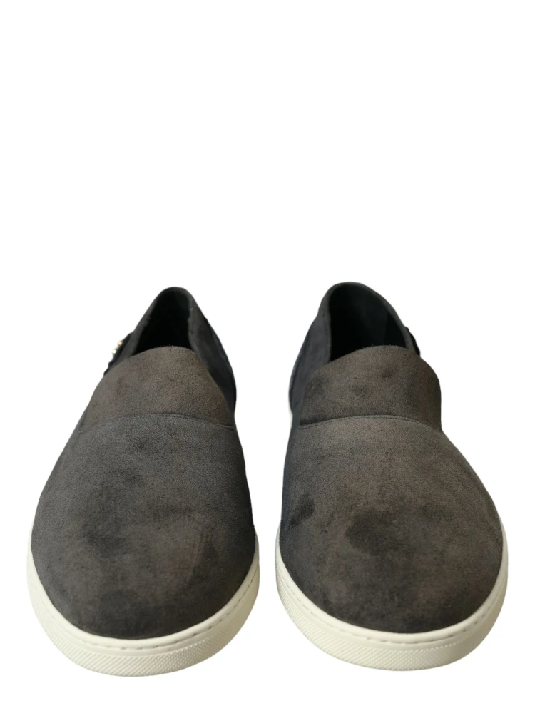 Blue Suede Caiman Men Loafers Slippers Shoes alternative