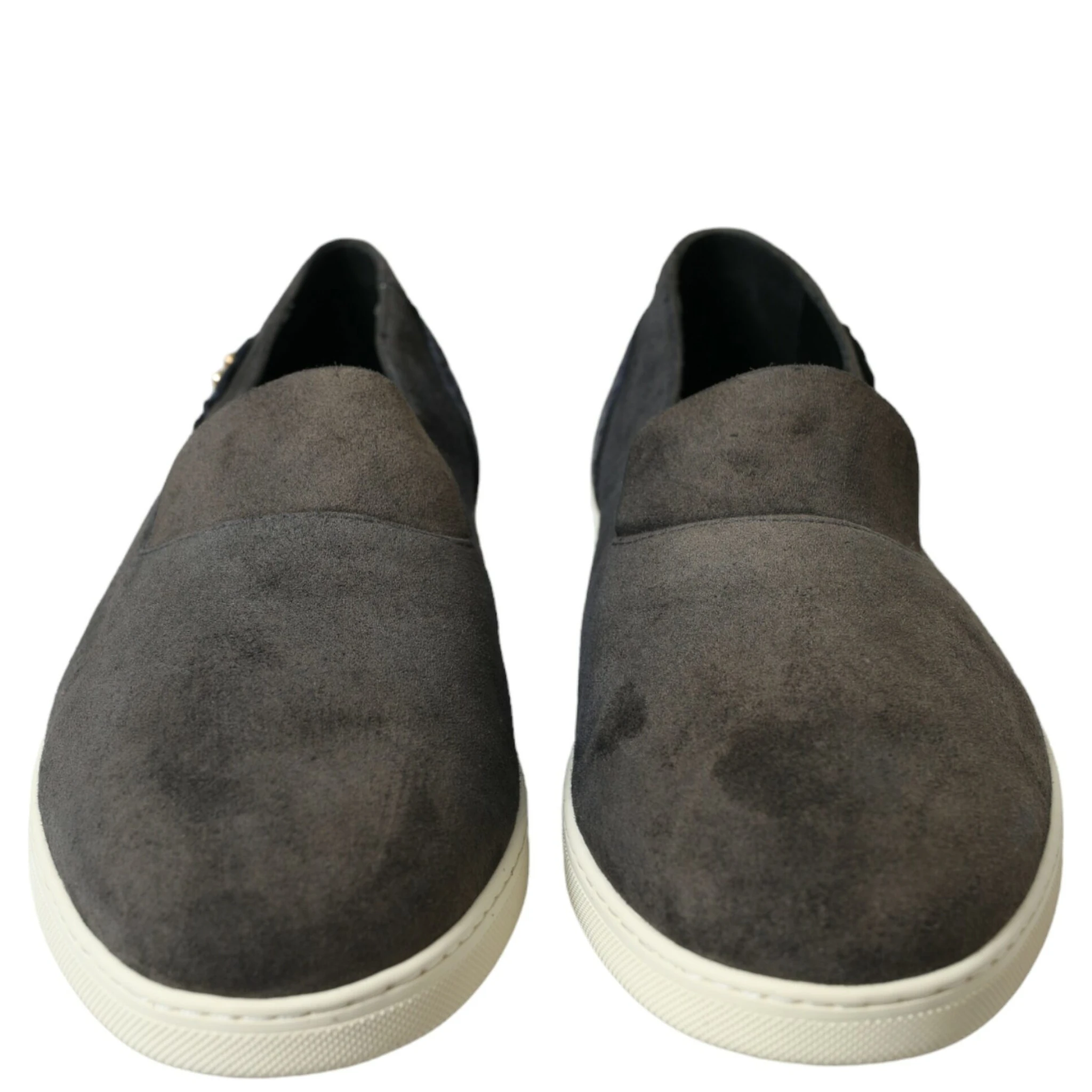 Blue Suede Caiman Men Loafers Slippers Shoes