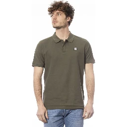 Green Cotton Polo Shirt
