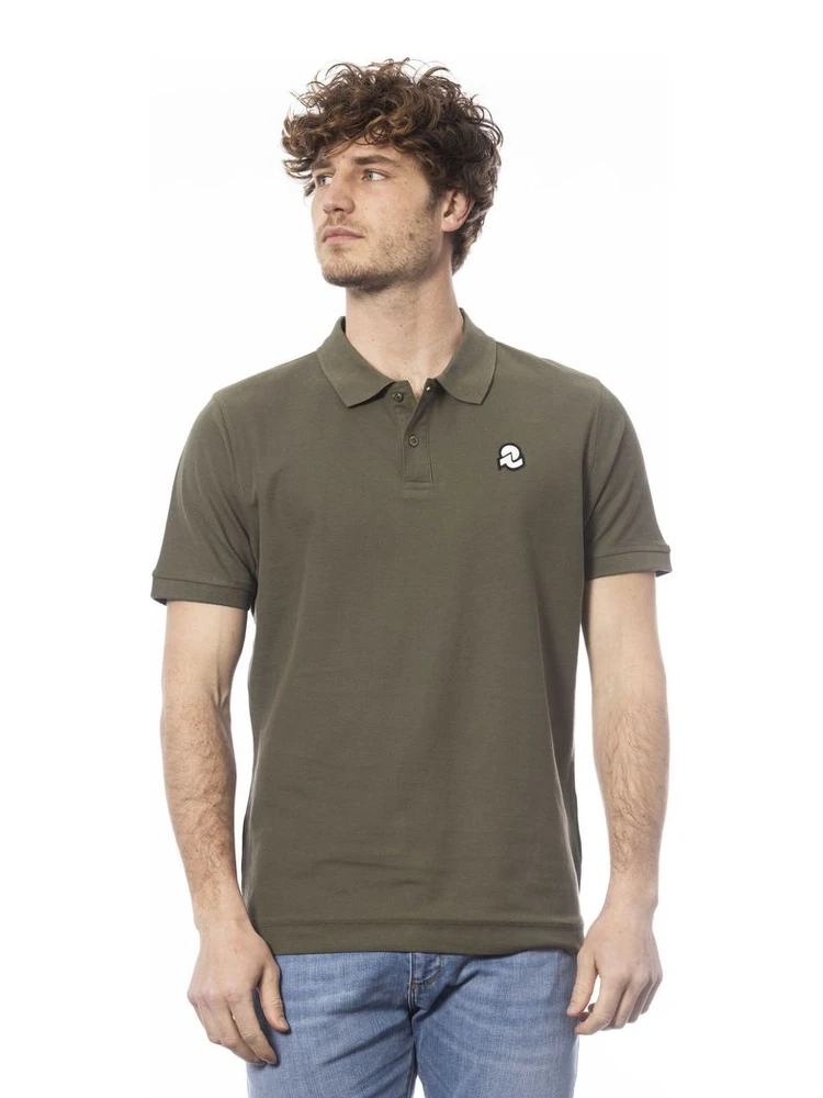 Green Cotton Polo Shirt