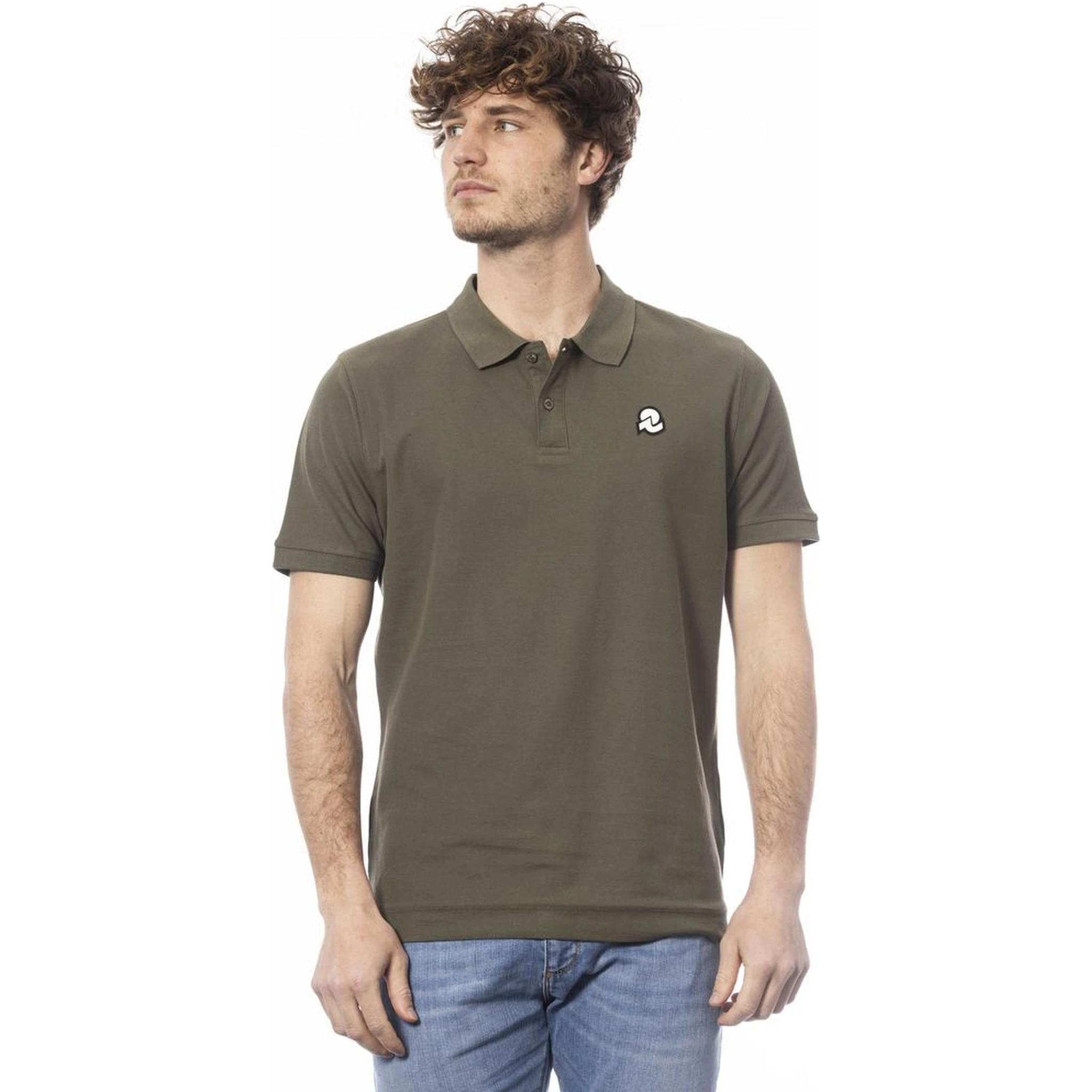Green Cotton Polo Shirt