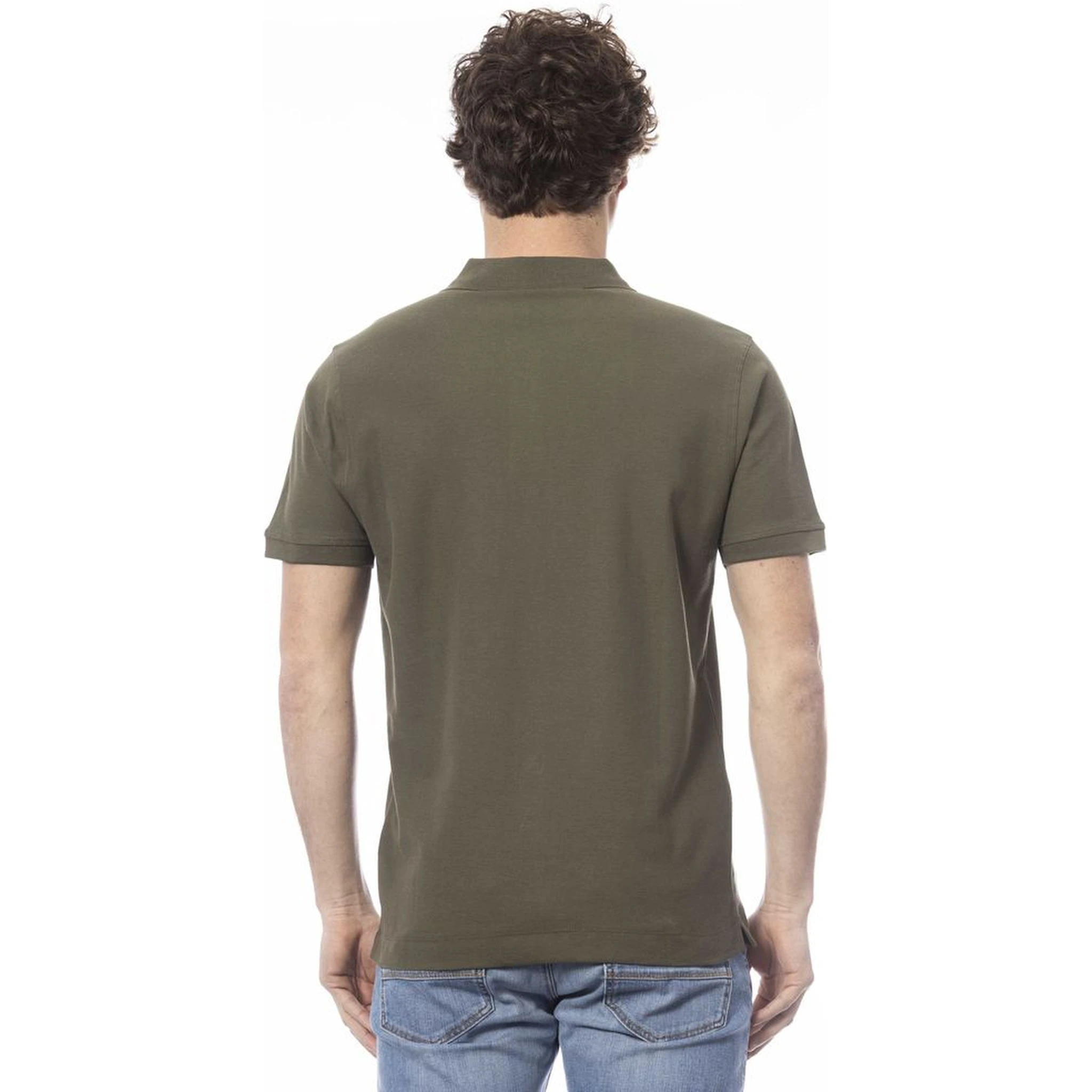 Green Cotton Polo Shirt
