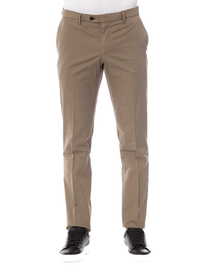 Brown Cotton Pant