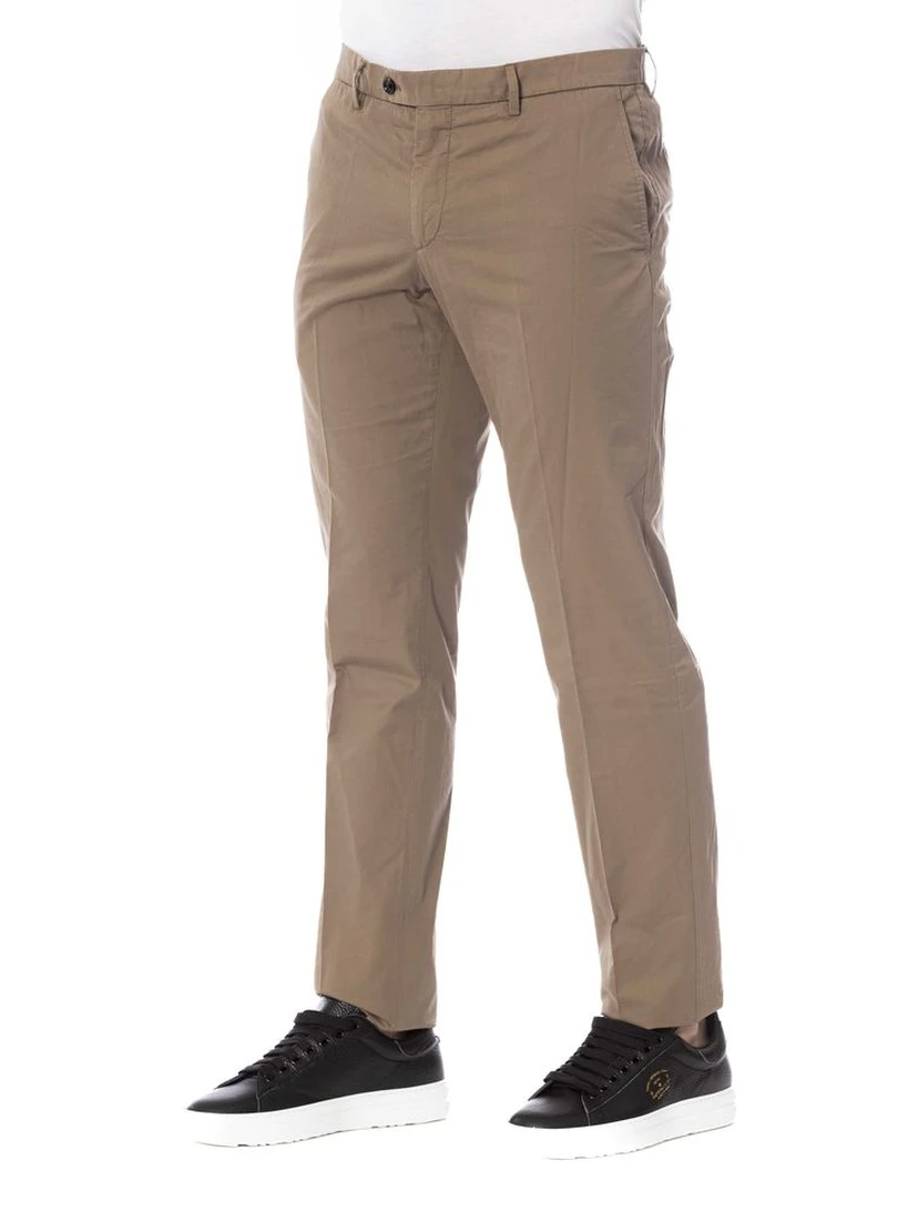 Brown Cotton Pant
