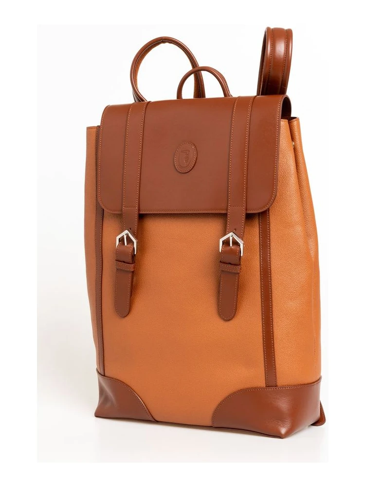 Brown Leather Men Backpack alternative