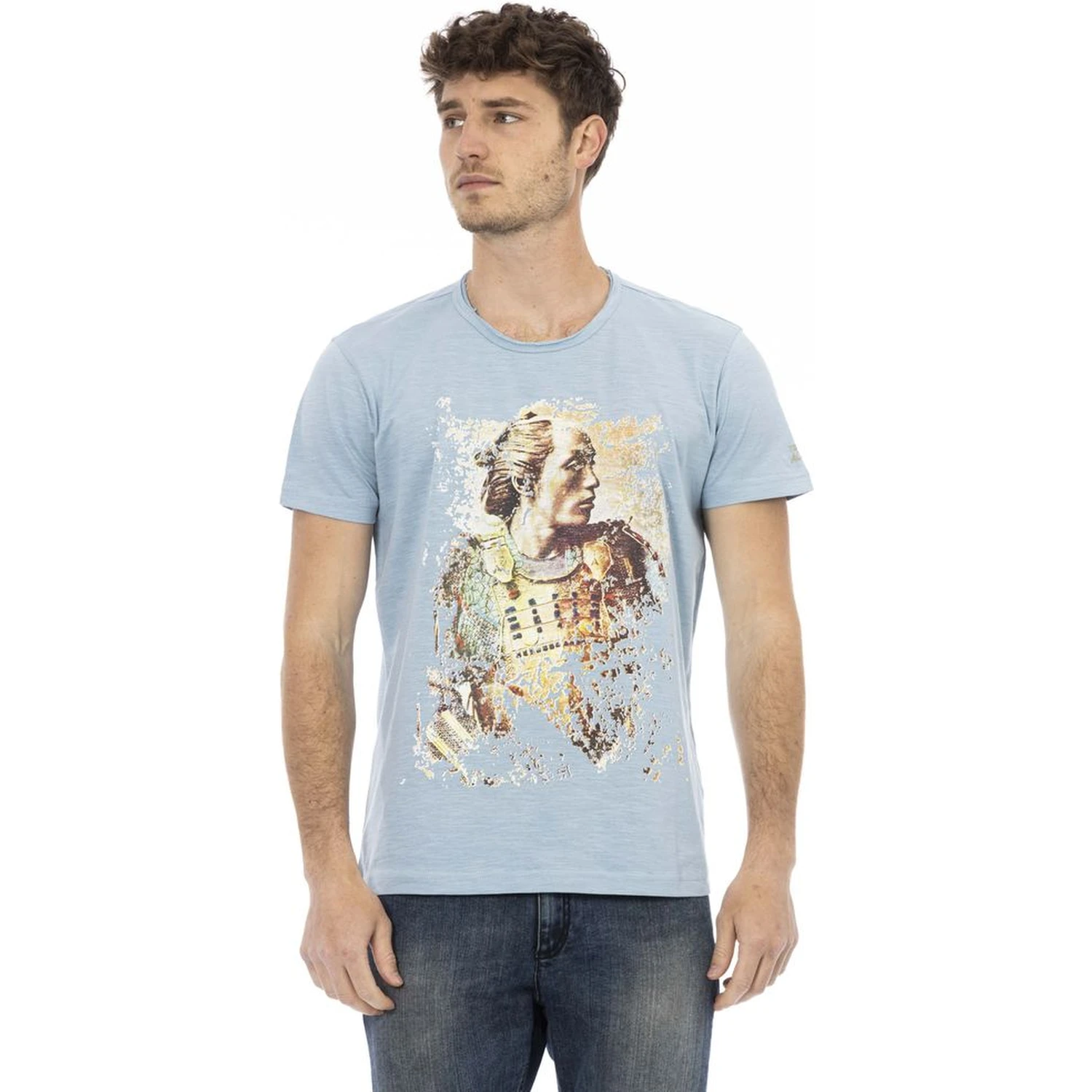 Light Blue Cotton T-Shirt