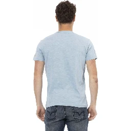Light Blue Cotton T-Shirt