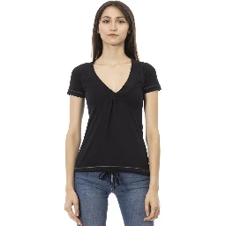 Black Cotton T-Shirt