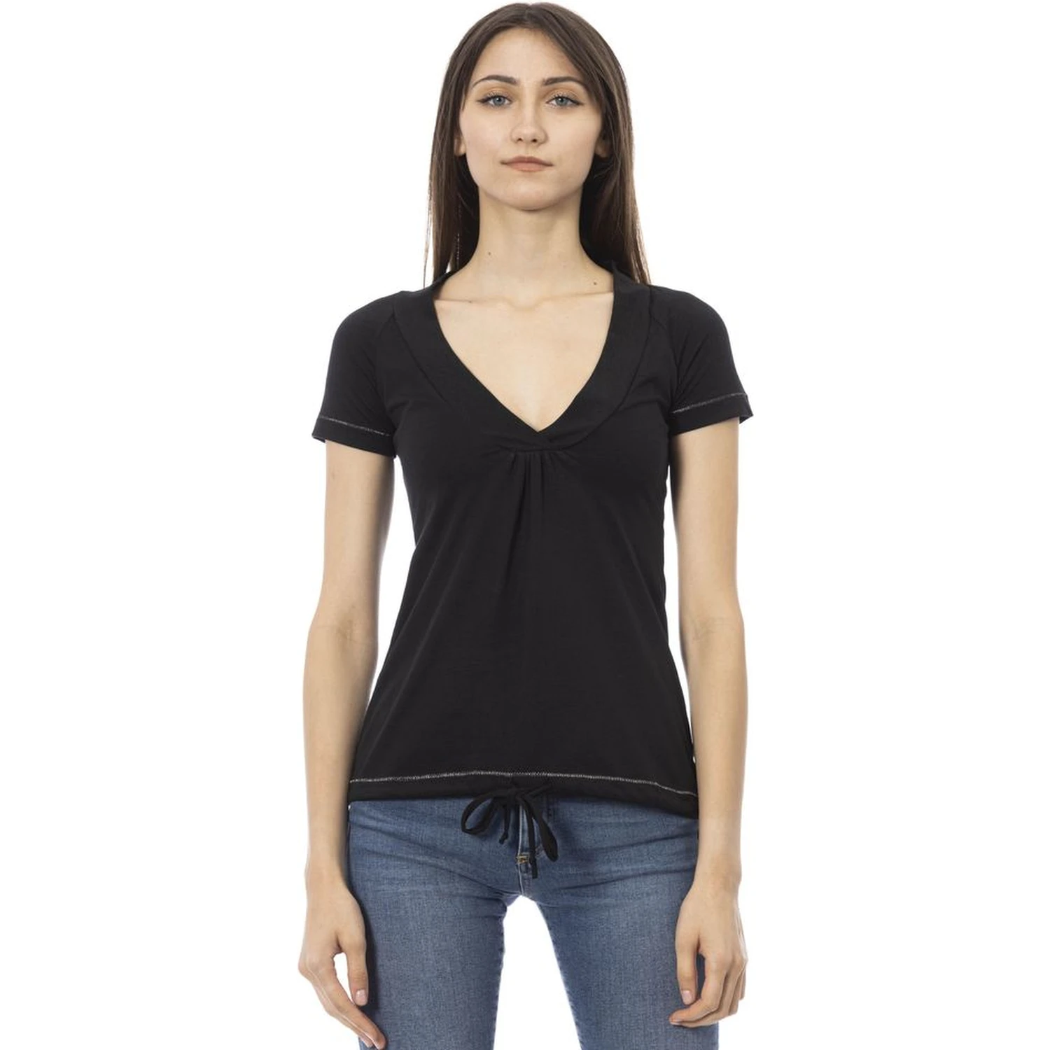 Black Cotton T-Shirt
