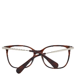 نظارات (إطارات) من المعدن البني والبلاستيك