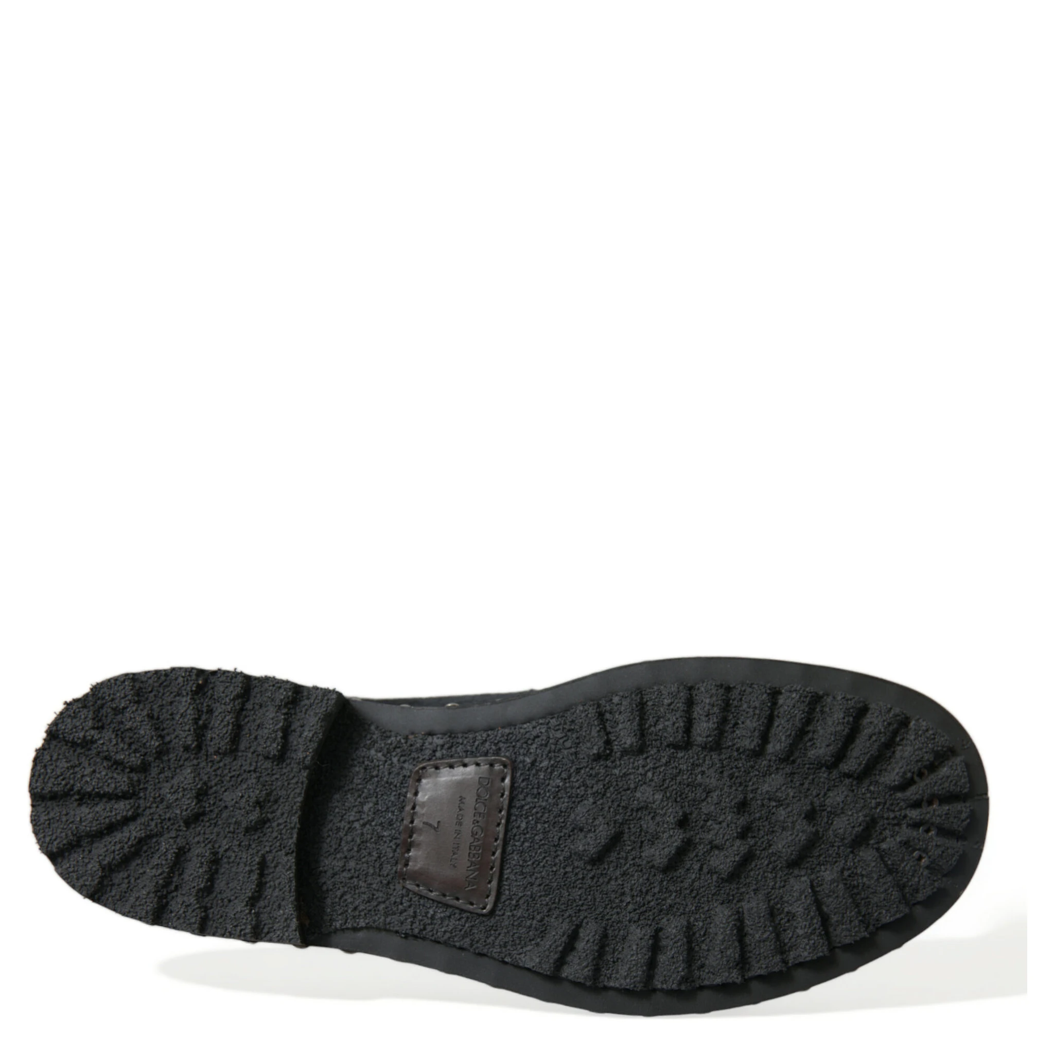 Black Stable Fur Derby SAN PIETRO Dress Shoes