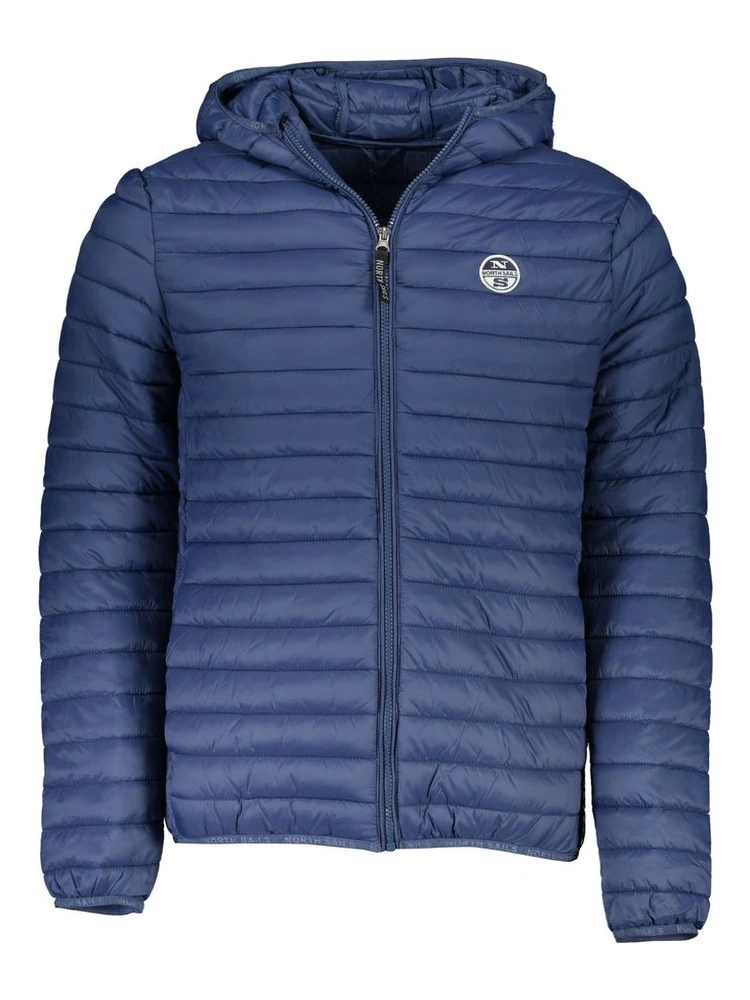 Blue Polyamide Jackets & Coat