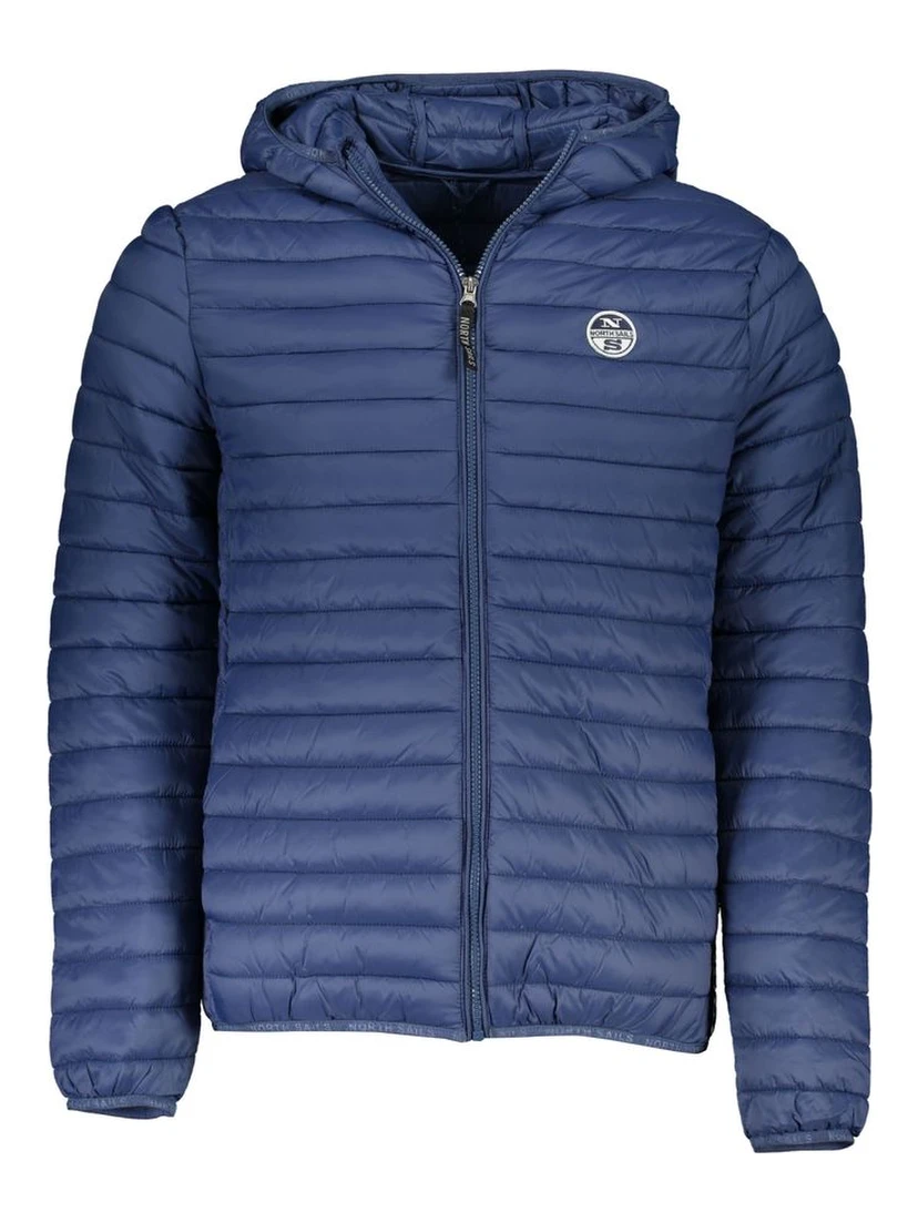 Blue Polyamide Jackets & Coat