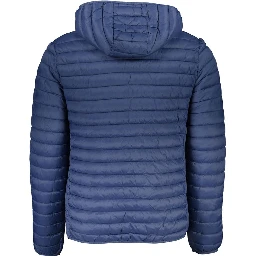 Blue Polyamide Jackets & Coat