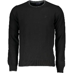 Black Fabric Sweater