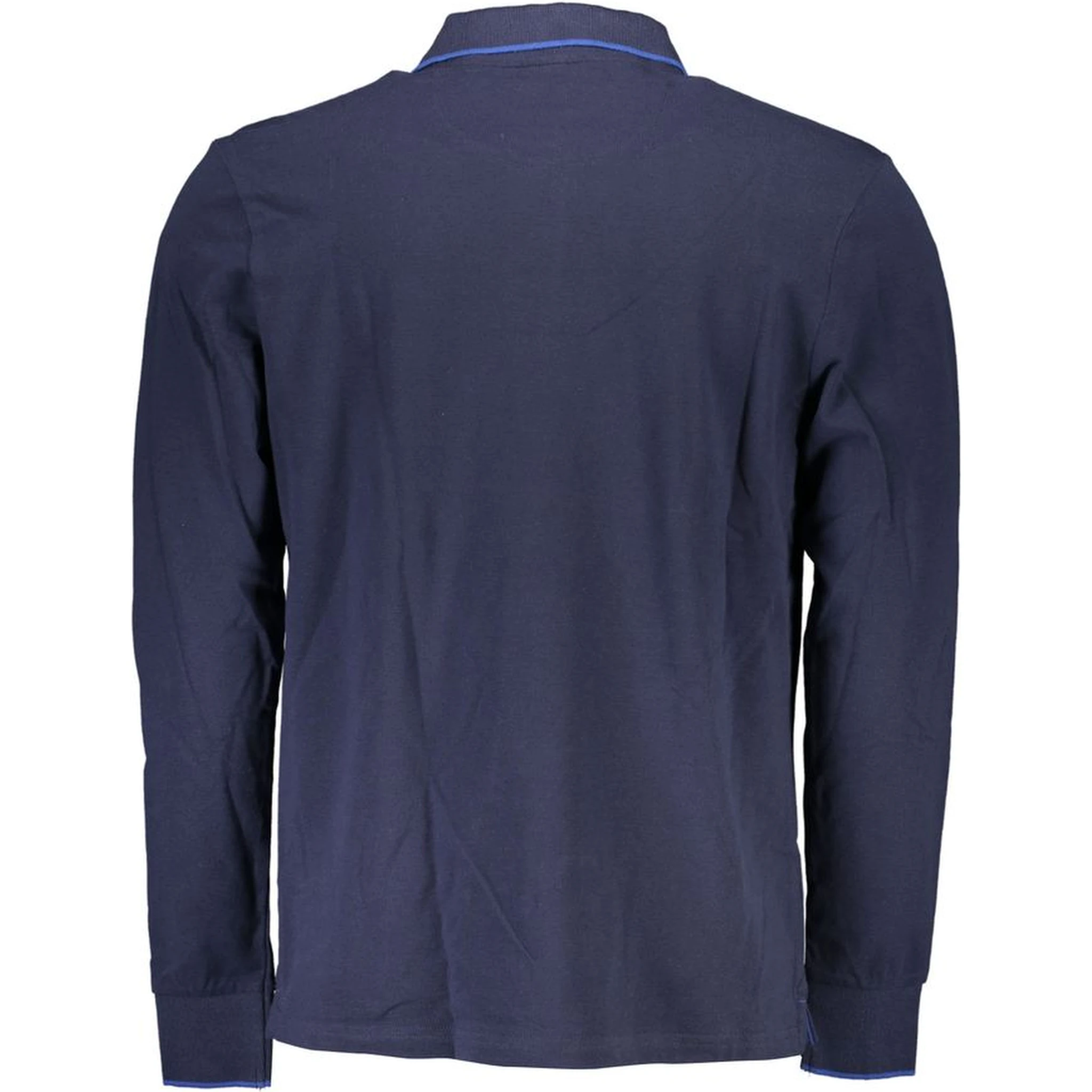 Blue Cotton Polo Shirt