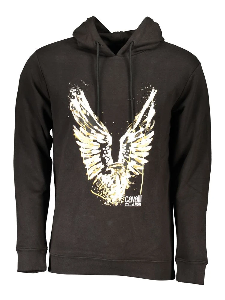 Black Cotton Sweatshirt