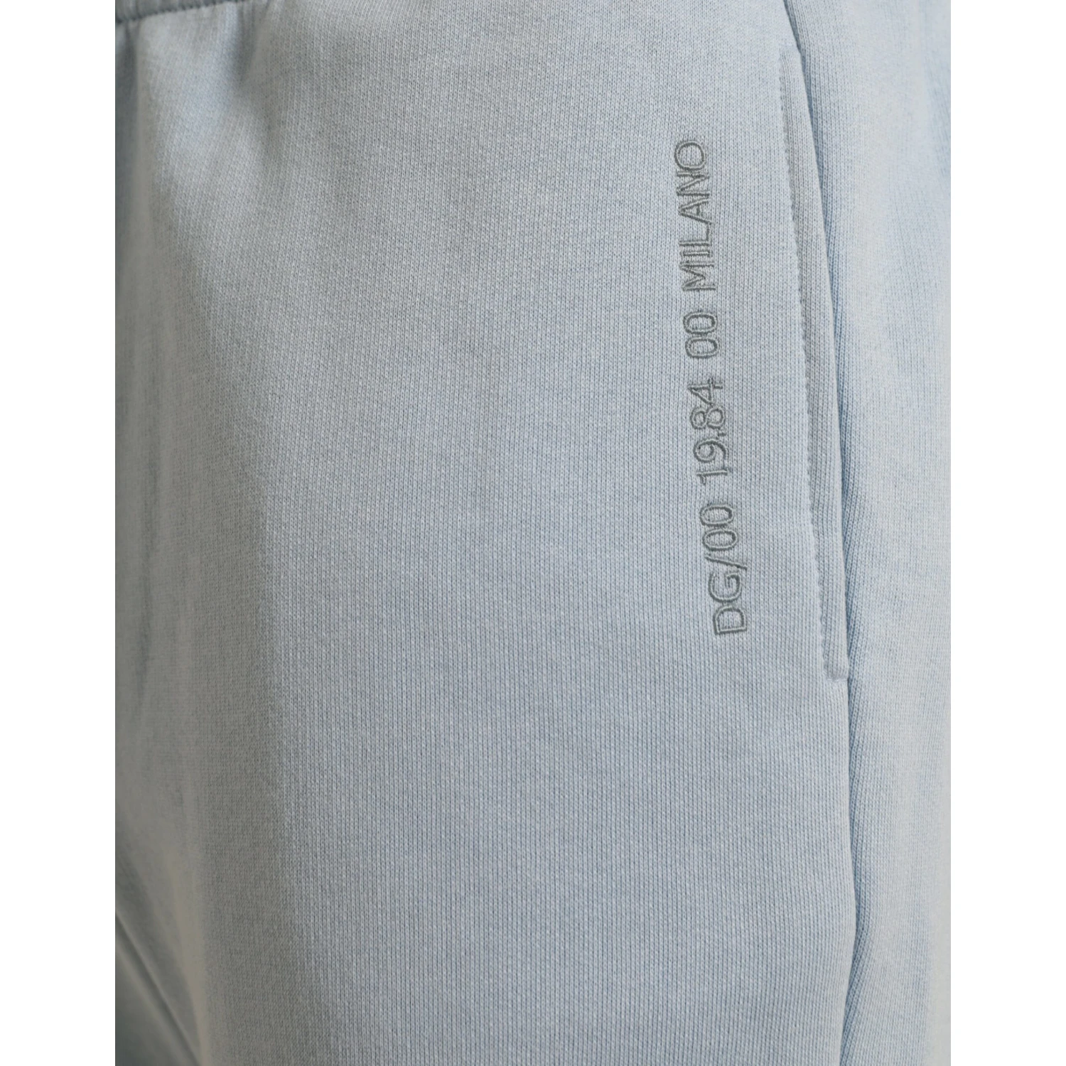 Light Blue Cotton Sweatpants Men Jogger Pants