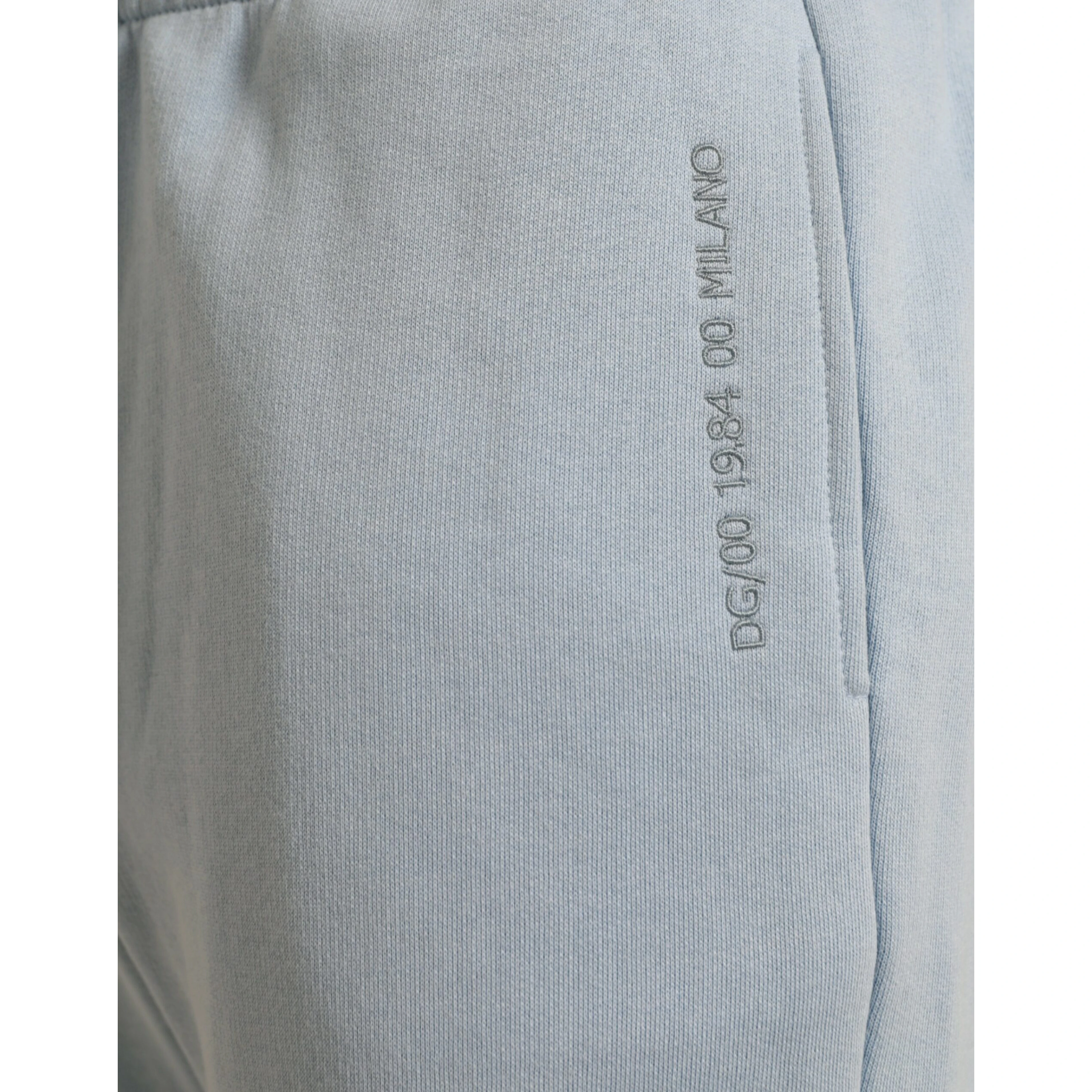 Light Blue Cotton Sweatpants Men Jogger Pants