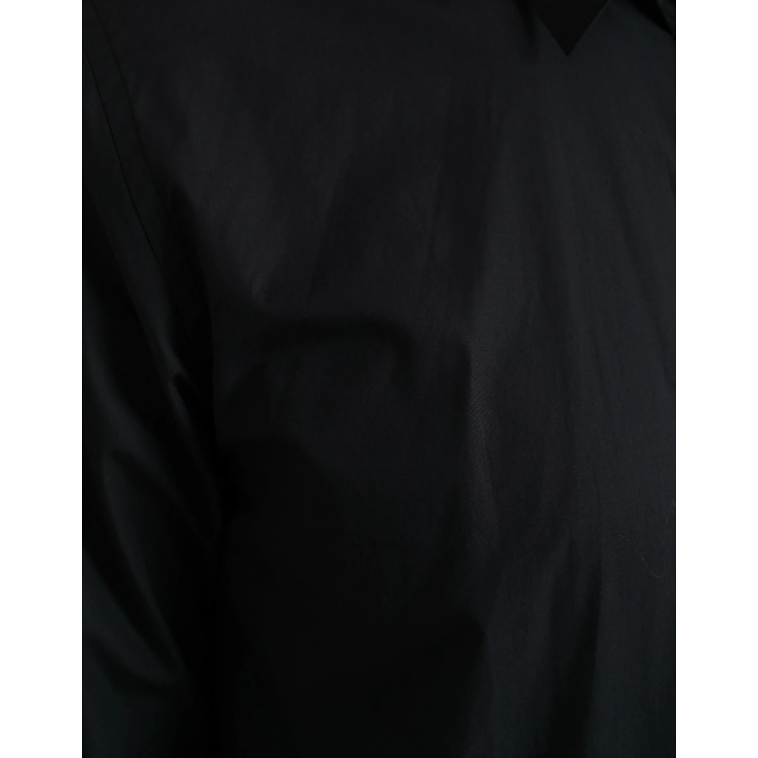 Navy Blue Cotton Collared Formal Dress Shirt