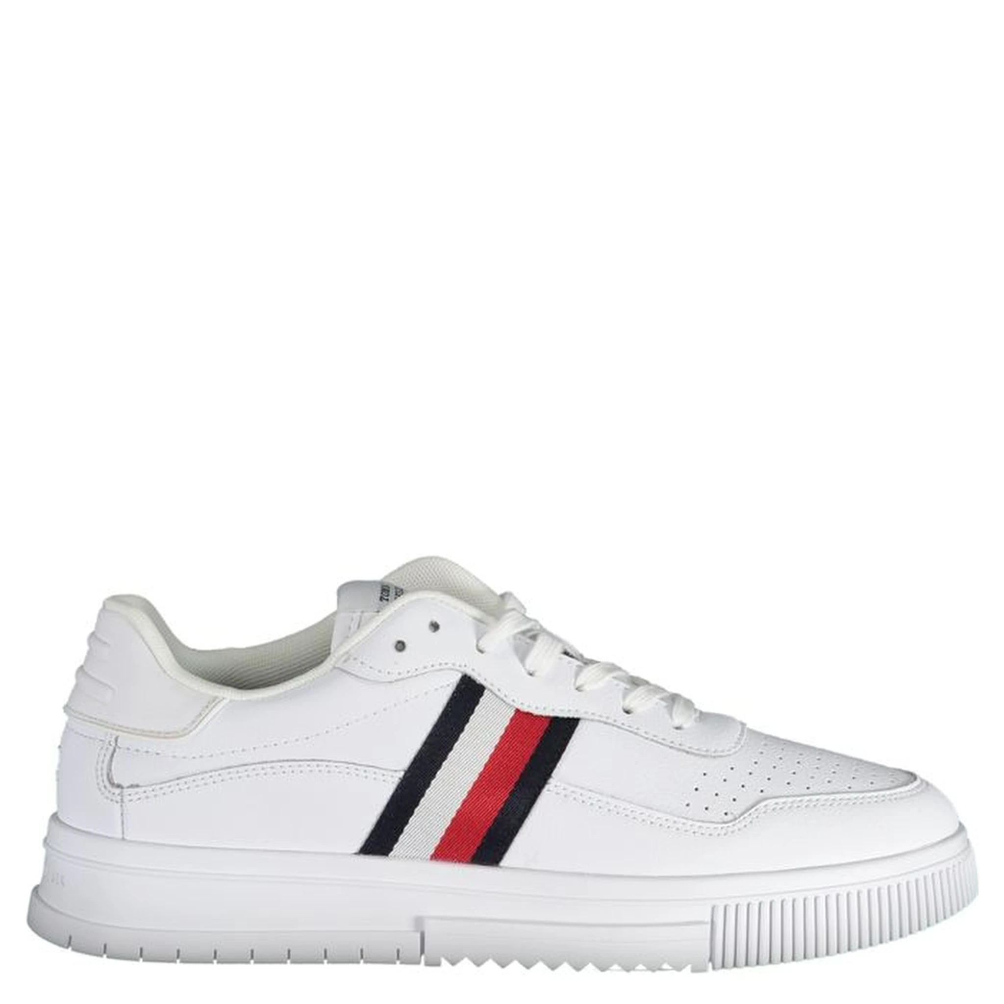 White Polyester Sneaker