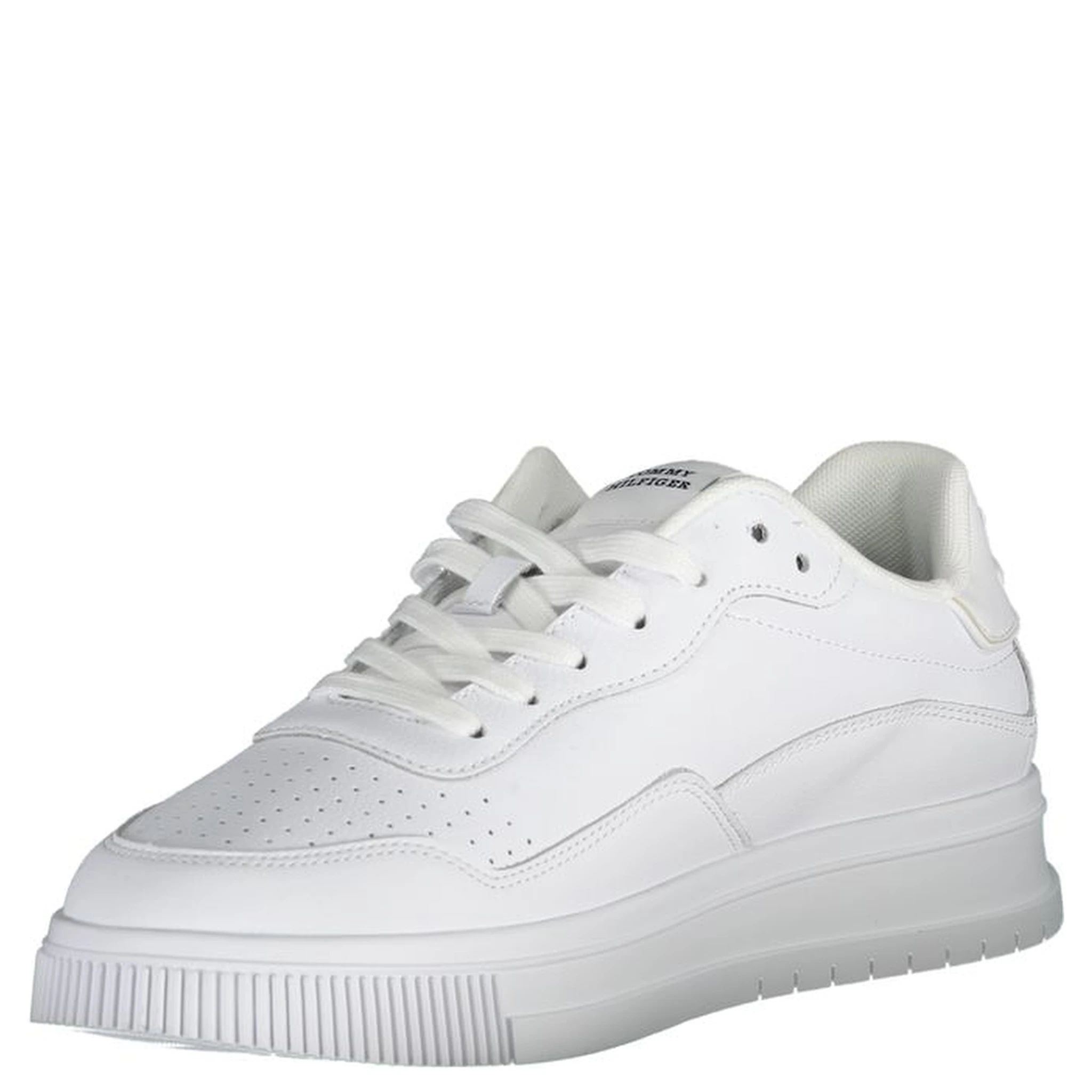 White Polyester Sneaker
