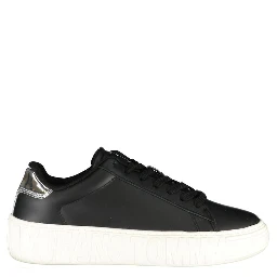 Black Polyester Sneaker