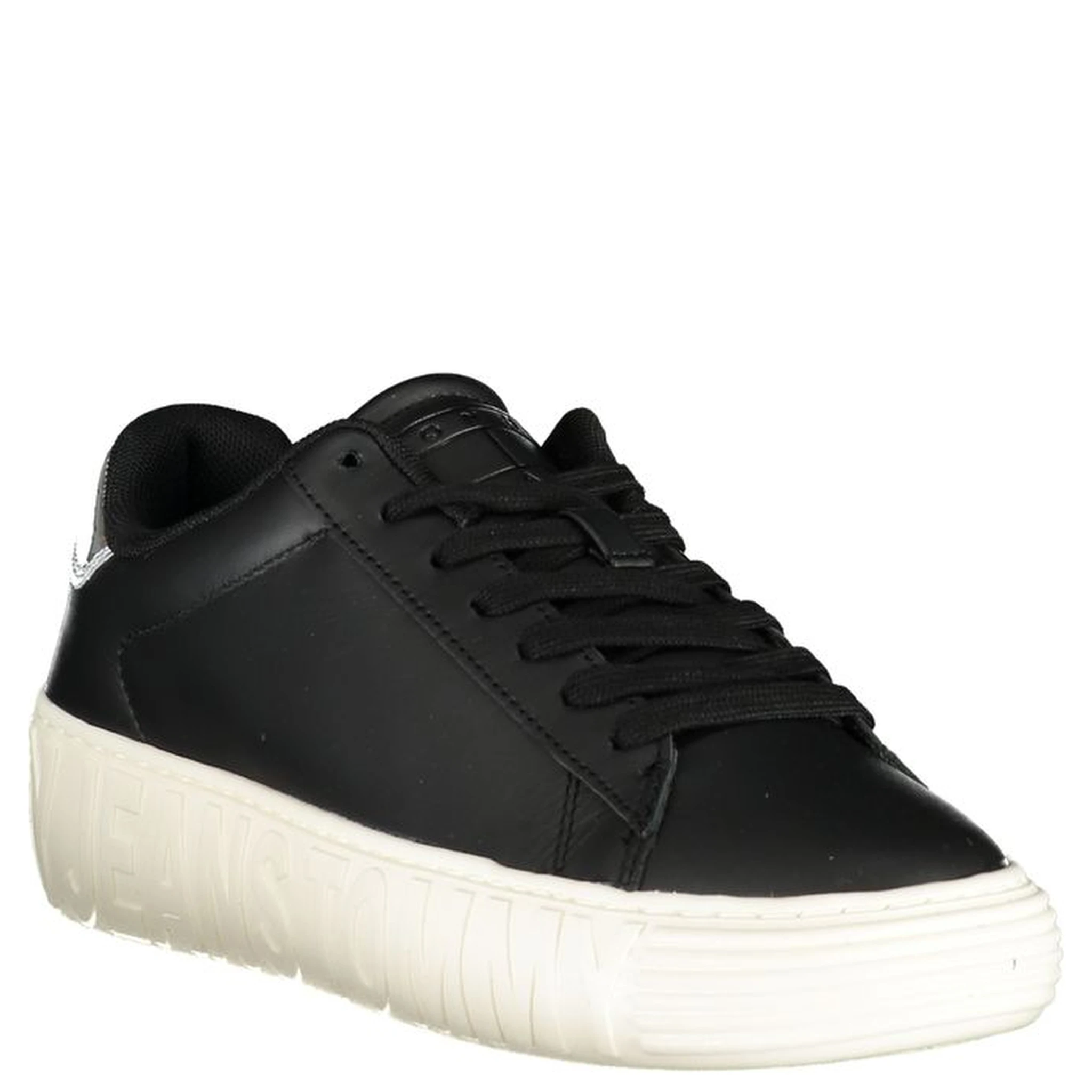 Black Polyester Sneaker