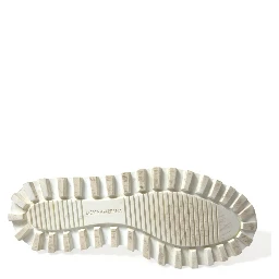 White Vulcano Trekking Ankle Boots Shoes