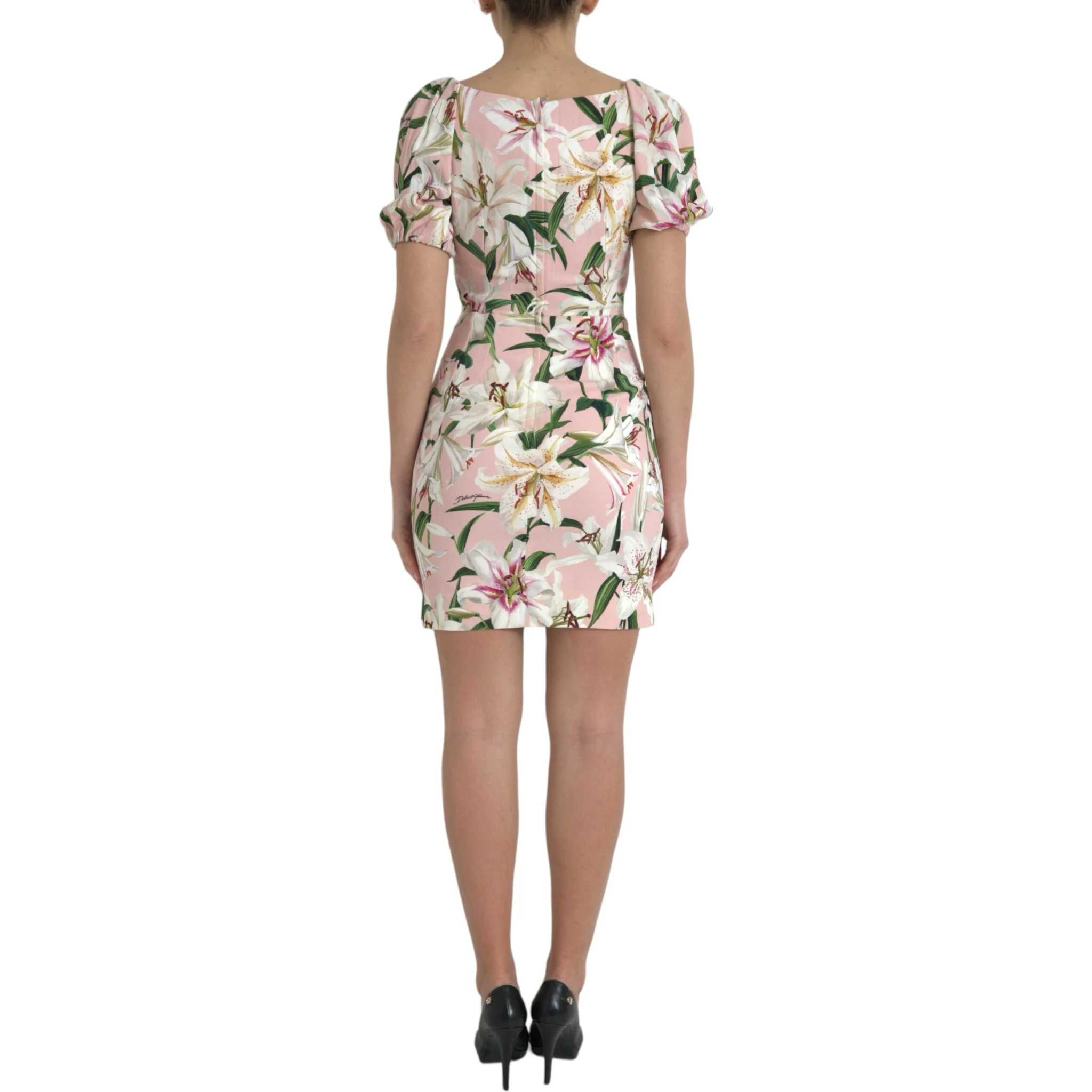 Pink Lily Viscose Sheath Stretch Mini Dress