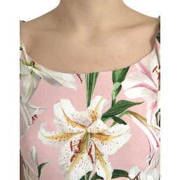Pink Lily Viscose Sheath Stretch Mini Dress
