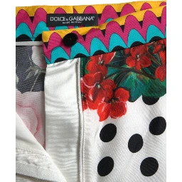 Multicolor Floral Polka Dot Hot Pants Shorts