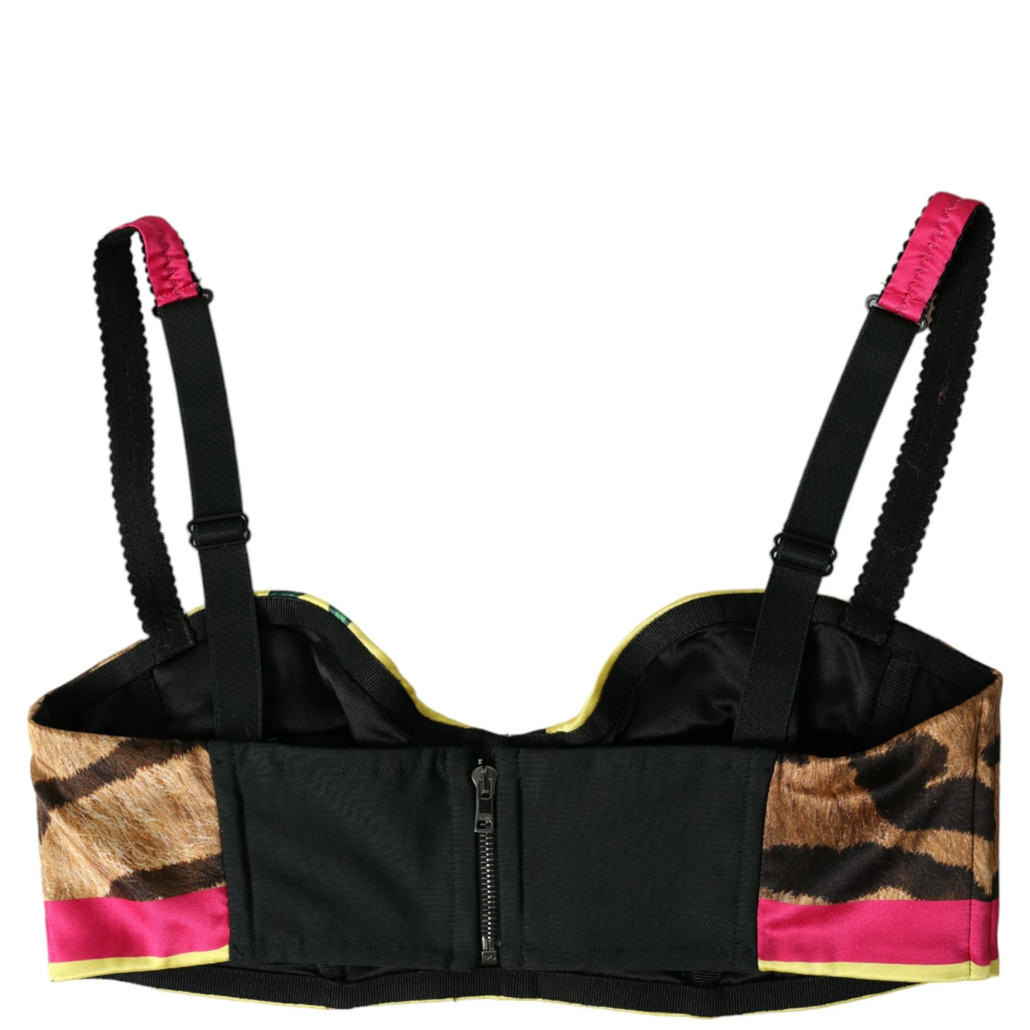 Multicolor Floral Sleeveless Bustier Crop Top