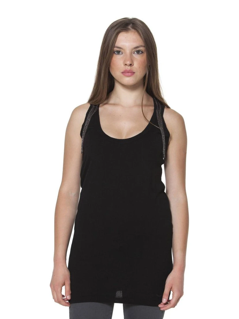 Black Polyester T-Shirt