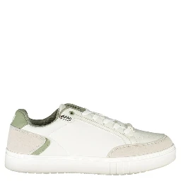 حذاء رياضي أبيض من البوليستر